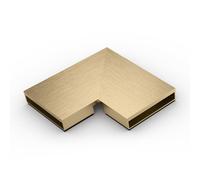 KESSEL Linearis Infinity Raccordo, 90 gradi, 45104.01, Linearis Infinity bronzo spazzolato [Canaline Doccia e Scarichi Bagno > Accessori per Canaline Doccia e Scarichi Bagno]