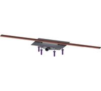 KESSEL Linearis Infinity 60 canalina doccia, set completo, per installazione in piano DN 40, 45303.12, Linearis Infinity 60 rame spazzolato [Canaline Doccia e Scarichi Bagno > Canaline Doccia]