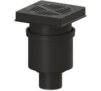 Kessel scarico da seminterrato cm nero 67922B