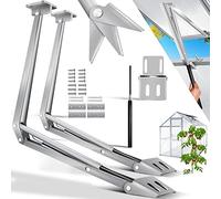 KESSER® Apri-Finestra Automatico per Serre 7,5 kg capacità di Sollevamento 45 cm Altezza di Apertura Angolo di Apertura continuamente variabile Apri-Finestra con Apertura