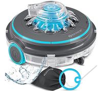 KESSER® Aqua-9000 - Pulitore per piscina, con borsa per il trasporto per piscina fino a 80 m², batteria agli ioni di litio max. 75 min, senza fili, per la pulizia del pavimento, completamente
