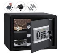 KESSER® Cassaforte Elettronica | Incl. Box Batteria | 3x Doppio Cilindro Di Bloccaggio | A Muro, Pavimento, Mobile | Illuminazione Interna, M