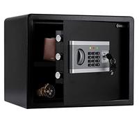 KESSER® Cassaforte Elettronica | Incl. Box Batteria | 3x Doppio Cilindro Di Bloccaggio | A Muro, Pavimento o Mobile | Illuminazione Interna (L)