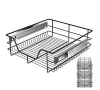 KESSER® Cassetto telescopico, cassetto da cucina, cucina, cestello estraibile, completamente estraibile