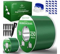 KESSER® Cavo limitatore + picchetti + connettore Cavo per Tosaerba, Robot Tosaerba, Set di Accessori Compatibile con Gardena/Bosch/Worx/Einhell/Honda/ROBOMOW, 500m + Set