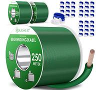 KESSER® Cavo limitatore + picchetti + connettore Cavo per Tosaerba, Robot Tosaerba, Set di Accessori Compatibile con Gardena/Bosch/Worx/Einhell/Honda/ROBOMOW, 750m