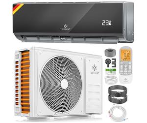 Kesser® Climatizzatore Split - condizionatore d'Aria con Funzione WiFi/App - Raffreddamento Riscaldamento refrigerante R32, Telecomando e Funzione Timer, Split 12000 BTU/h / 3400 Watt
