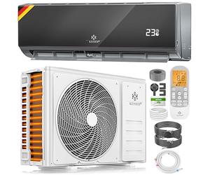 Kesser® Climatizzatore Split - condizionatore d'Aria con Funzione WiFi/App - Raffreddamento Riscaldamento refrigerante R32, Telecomando e Funzione Timer, Split 9000 BTU/h / 2600 Watt