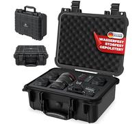 KESSER® Custodia per Fotocamera - 15 Litri, Personalizzabile Unisversale, Impermeabile, Custodia universale, Outdoor, Antipolvere, 34x30x15 cm - Nero