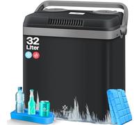 KESSER® Frigorifero 32 Litri | Raffreddamento e Riscaldamento | Frigorifero termoelettrico 12 Volt e 230 Volt | Minifrigo | per Auto e Campeggio |incl. Pacchetti di raffreddamento