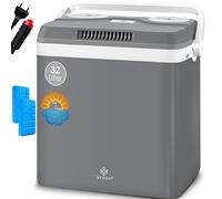 KESSER® Frigorifero 32 Litri | Raffreddamento e Riscaldamento | Frigorifero termoelettrico 12 Volt e 230 Volt | Minifrigo | per Auto e Campeggio |incl. Pacchetti di raffreddamento | EEK A++