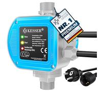 KESSER Interruttore a pressione | 15 bar | controllo pompa | impianto idraulico domestico | irrigazione giardino | con cavo | pressione dell'acqua costante | giardino e casa | accensione e spegnimento