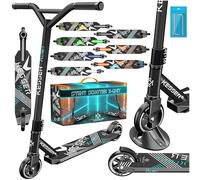 KESSER® Monopattino Divertente X-Limit - Sterzo a 360° Con ABEC 9 Cuscinetti a Sfera, Ruote in PU da 100 mm, Robusto per Bambini e Adulti