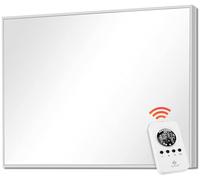 KESSER® Riscaldamento a infrarossi con termostato Radiatore a infrarossi Riscaldamento elettrico Riscaldamento a infrarossi Riscaldamento a parete - 28 programmi, radiatore 800 W con telecomando