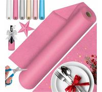 KESSER® Runner da tavolo in tessuto non tessuto Moderno 30 cm x 25 m | Decorazione da tavolo per matrimoni, compleanni, battesimi, prime comunioni e tutte le celebrazioni | Tovaglia lavabile