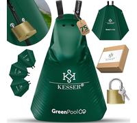KESSER® Sacchetto per l'irrigazione degli alberi, sacchetto per l'acqua | sacchetto in PVC durevole e resistente ai raggi UV, sistema di irrigazione del giardino, 2x Set, 75 Litri, Verde