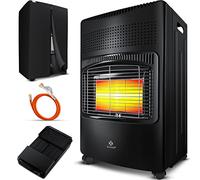 KESSER® Stufa a gas in ceramica 4200 Watt incl. regolatore di pressione del gas, bruciatore a infrarossi in ceramica, potenza termica, bombole di gas butano o propano fino a 15kg