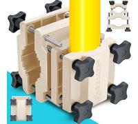 KESSER Supporto universale per ombrellone da balcone | Supporto per ombrelloni quadrati e rotondi | Supporto per ombrellone da balcone terrazza alta flessibilità | Forte forza di serraggio beige