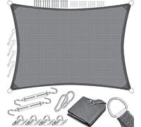 KESSER® Tenda a vela, parasole, paravento | Tessuto HDPE | idrorepellente e antivento, robusto e stabile per ombreggiare il giardino, balcone o il terrazzo, Sabbia, 3x4m