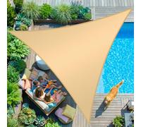 KESSER® Tenda a vela, parasole, paravento | Tessuto HDPE | idrorepellente e antivento, robusto e stabile per ombreggiare il giardino, balcone o il terrazzo, Grigio, 2.5x2.5x3.5m