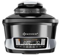 KESSER® Utensile da cucina multicooker, 8 l e 16 programmi, per grigliare, cuocere, stufare, cuocere a vapore con funzione di preriscaldamento e mantenimento del caldo, testa di cottura a pressione