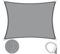 KESSER® Vela parasole, protezione dal vento, impermeabile e antivento, con cuciture trasversali a 5 strati, robusto e stabile, per giardino, balcone, terrazzo, 2x4m