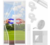 KESSER® Zanzariera Magnetica Protezione Contro Gli Insetti Tenda Magnetica Tenda per Porta griglia di Protezione con Montaggio Adesivo Facile da Usare per Porta del Balcone