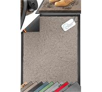 KESSER Zerbino professionale in diverse misure, antiscivolo, resistente alle intemperie, lavabile in lavatrice, per porta di casa e ingresso di appartamento, colore tortora, 60 x 90 cm