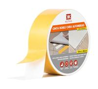 KESTKAS Nastro Biadesivo Extra forte Originale per Tappeti, erba sintetica 48mmFissaggio Garantito su qualsiasi superficie - per fissare quasi tutto nella vostra casa - moquette (1, Bianco)
