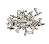 kesurpae Basi per gemelli cabochon rotondi vuoti durevoli da 8 mm, confezione da 20, per gemelli formali fai-da-te