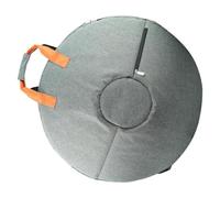 kesurpae Borsa per tamburo a mano senza pari progettata per comfort e durata adatta a tutti i tamburi mano fino 22 pollici con linguette in acciaio custodia in tessuto Oxford, grigio, Diametro 56cm