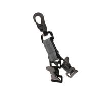 kesurpae Cinghia per guanti da pompiere a sgancio rapido, resistente, per un fissaggio sicuro dei guanti e un facile accesso all'attrezzatura da pompiere, clip, Grigio, lunghezza totale 18 cm
