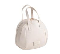 kesurpae Comoda Borsa da Viaggio Non Lasciare mai più Gli Articoli da toeletta Dietro Facile da Pulire PU Comoda Borsa da toeletta Borsa di Grandi Dimensioni, Bianco