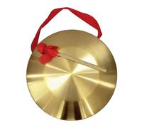 kesurpae Gong da opera in ottone e rame, Per unico, gong a mano, percussioni tradizionali, festival, danze ed eventi speciali, celebrazione di feste tradizionali con mazze di, oro, 32 centimetri