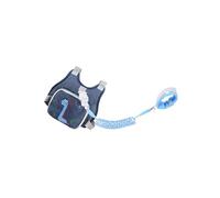 kesurpae Guinzaglio per imbracatura per bambini adatto ai viaggi con collegamento al polso anti-smarrimento ed ergonomico garantisce avventure sicure, blu scuro, 22.5x23.5 cm