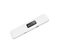 kesurpae L'altoparlante sotto il cuscino si collega automaticamente alle cuffie con altoparlante Bluetooth per altoparlante a conduzione ossea ABS da 10 m, Bianco con display, Visualizzazione bianca