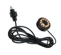 kesurpae Le luci a 2 pin in ABS illuminano sotto le luci subacquee. Illuminano delle fontane a LED 2 pin per acqua, caratterizzano lo stagno, Luce bianca calda