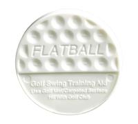 kesurpae Pallina da golf piatta per allenamento, strumento essenziale per la pratica dello swing, per garantire sessioni di allenamento facili sia al chiuso che all'aperto.