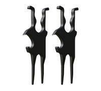 kesurpae Portasigari Magnetico da Golf da 2 Pezzi per Carrello da Golf, salvaspazio ed Elegante, Strumento di Riparazione del Manto erboso, portasigari in Metallo per Carrello da Golf, 2 pz
