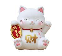 kesurpae Salvadanaio a Forma di Gatto, Decorazioni per Il Capodanno Cinese e Regalo di Pasqua, Materiale in Vinile, Statuette Coniglio compatte, Stile Gatto B