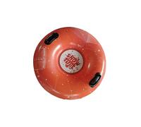 kesurpae Slitta da neve gonfiabile con sedile profondo. Tubi da neve unici che offrono sicurezza ed equilibrio per il divertimento invernale. Slitta invernale gonfiabile con manici, Rosso, 90 cm