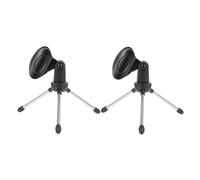 KESYOO 2pezzi Stativo per Microfono da Tavolo Regolabile Supporto Clip Treppiede Stabile per Ufficio Domestico per Conferenze Chat Online e Registrazioni