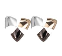 KESYOO 3 Paia Proteggi Punte Scarpe Tacchi Alto in Metallo Resistente Copritacchi Decorativi per Scarpe a Punta Protezione per Dita per Eventi e Uso Quotidiano