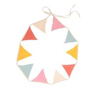 KESYOO Bandierine Triangolari per Feste di Compleanno in Cotone 26M Decorazioni per Feste a Tema Carnevale e Laurea Ghirlanda Riutilizzabile per Camerette e Party
