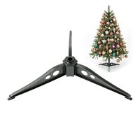 KESYOO Base per albero di Natale artificiale verde, piccola in plastica | Struttura treppiede rimovibile, foro centrale da 0,8 cm, stoccaggio compatto, per mini alberi
