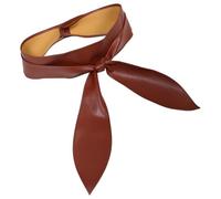 KESYOO Cintura Larga per Donna in Finta Pelle Morbida Fiocco Elegante e Nastro lungo Avvolgente, Cintura Decorativa a Farfalla per Abiti, Cappotti e Cerimonie, Scolpisce la Vita