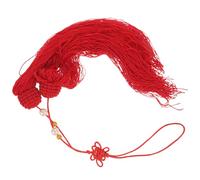 KESYOO Nappa da appendere rossa per spada di Tai Chi, nappa di spada cinese vibrante e sicura, ornamento per arti marziali e competizioni, accessorio resistente per allenamento e allenamento