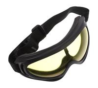 KESYOO Occhiali da ciclismo antivento per esterni, colore giallo, 1 coppia, lenti resistenti per sci ed eventi all'aperto, protezione UV e design leggero per equitazione