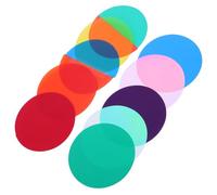 KESYOO Set di 10 Filtri Colorati per Luci da Paesaggio, Fogli Autoadesivi per Decorazioni D'ambiente E Fotografia