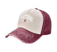 KETAFOUND Cappellino da Baseball Uomo Vintage Unisex Snapback Antichi Imperi Berretto da Baseball 100% Cotone Targa Portoghese Cappellino con Visiera Regolabile di Hip-Hop